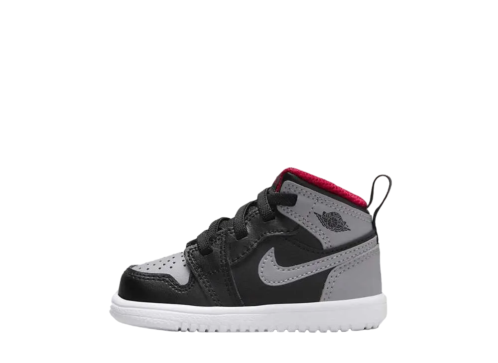 Nike TD Jordan 1 Mid ALT "Black/Cement Grey"