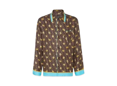 Pokemon x Fragment x FENDI Men's Dragonite Shirt "Brown"