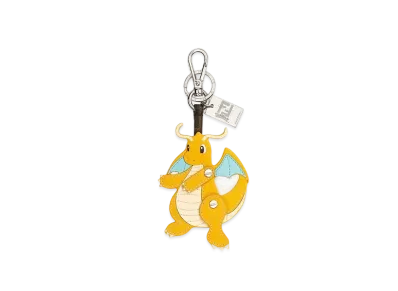 Pokemon x Fragment x FENDI Dragonite Charm Nappa Leather "Yellow"