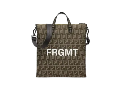 Fragment x FENDI Tote Bag FF Fabric "Brown"