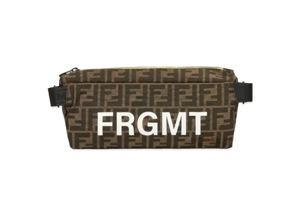 Fragment x FENDI Belt Bag FF Fabric "Brown"