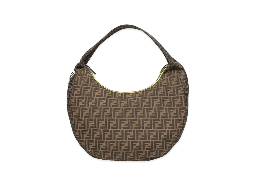 Fragment x FENDI Hobo FF Fabric Bag "Brown"