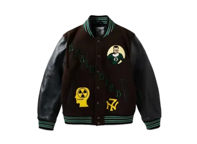 NEXUSVII. SPECIAL VARSITY JACKET II BRAIN DEAD ver. "BROWN×NAVY"