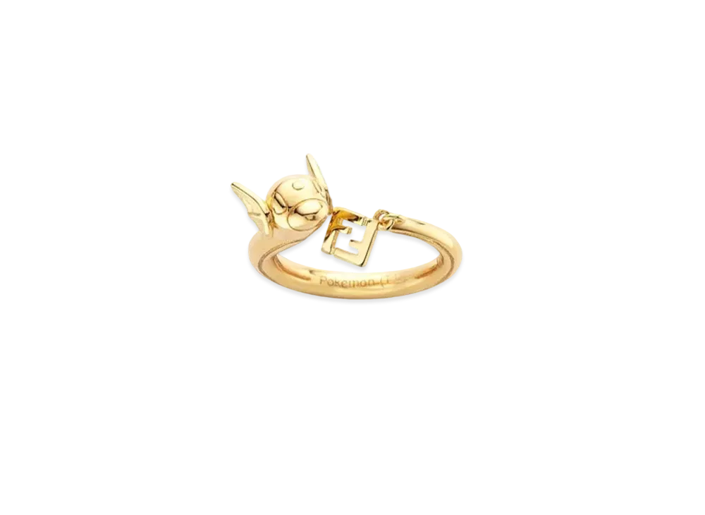 Pokemon x Fragment x FENDI Dratini Metal Ring "Gold"