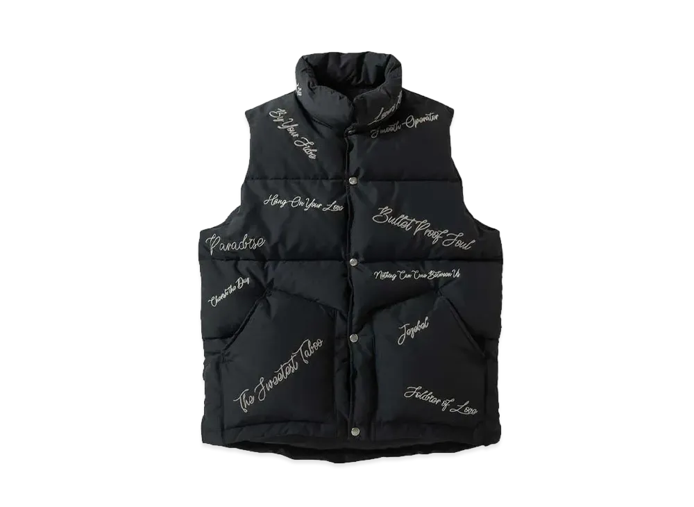 NEXUSVII. SADE R/S DOWN VEST "BLACK"