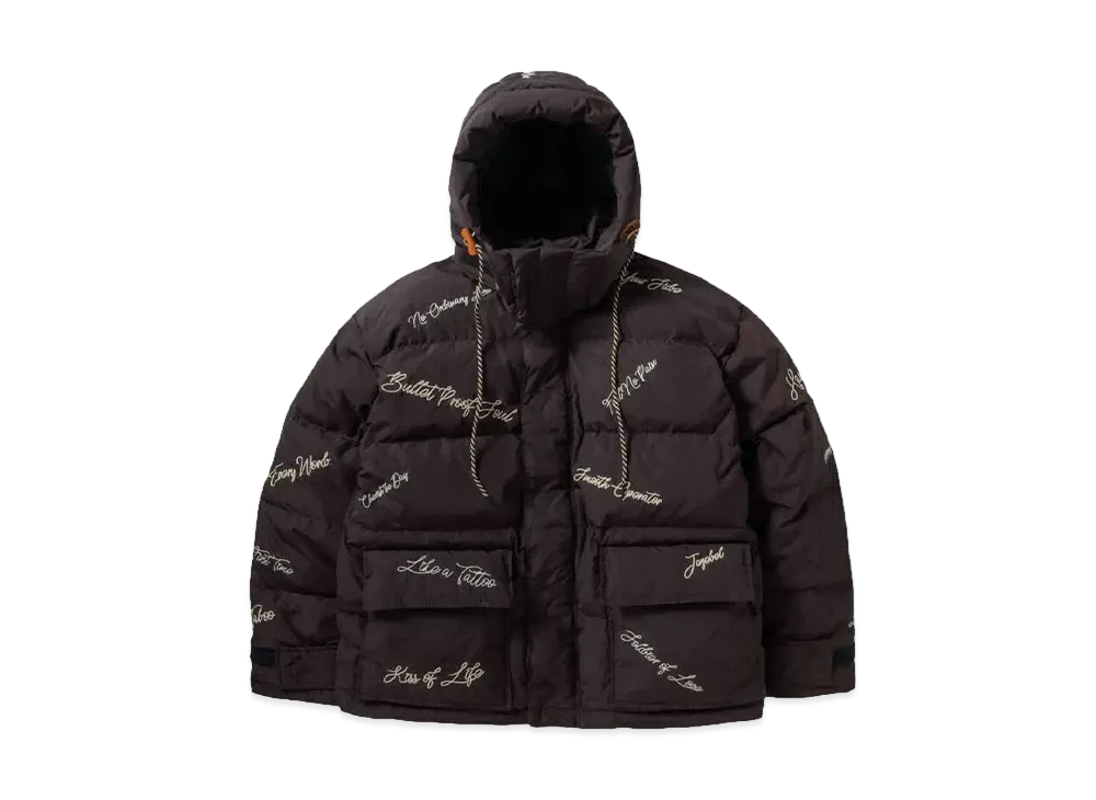 NEXUSVII. SADE DOWN JACKET "BROWN×D.GREEN"