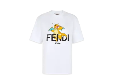 Pokemon x Fragment x FENDI Women's Dragonite T-shirt "White"