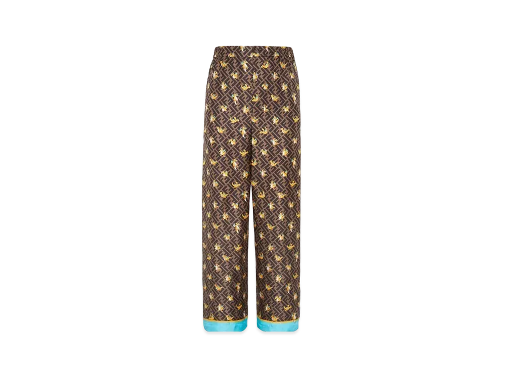 Pokemon x Fragment x FENDI Men's Dragonite Pants "Brown"