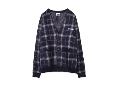 9090 Mohair Ombre Cardigan "Navy"