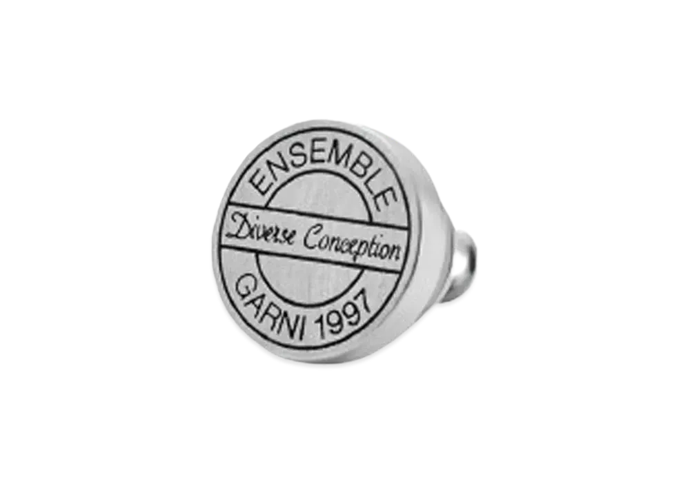 GARNI Engrave Coin Pierce "ONE COLOR"