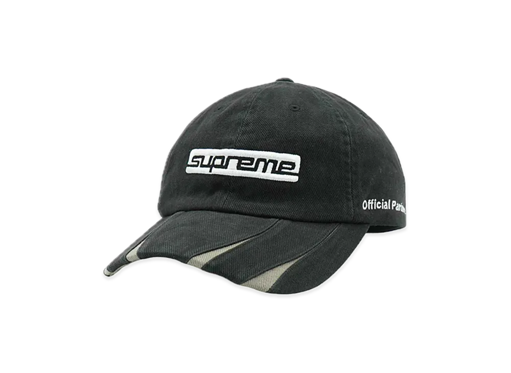 Supreme Jagged Visor 6-Panel "Black"