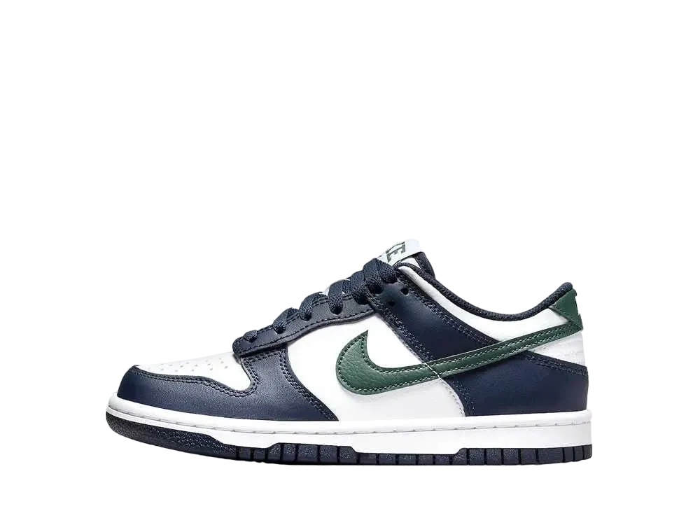Nike GS Dunk Low "Obsidian Vintage/Green/White"