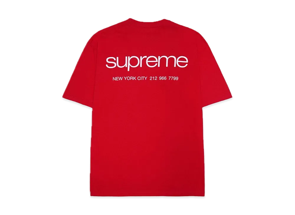 Supreme Nyc Tee "Red"