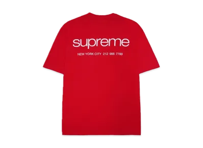 Supreme Nyc Tee "Red"