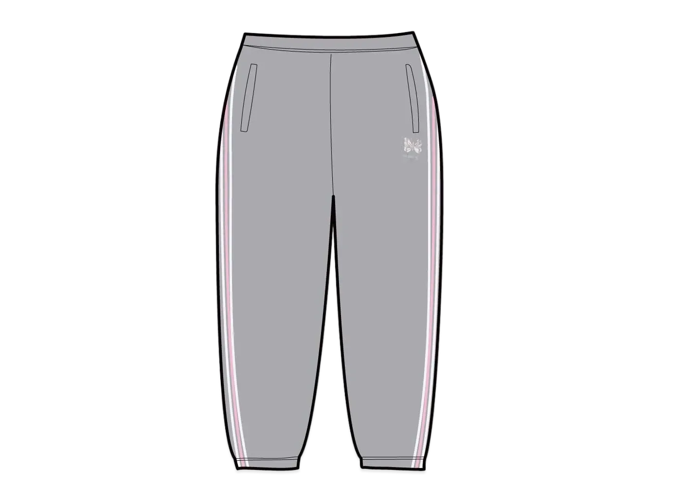 papergirl x NEEDLES x BEAMS Track Pants "Gray"