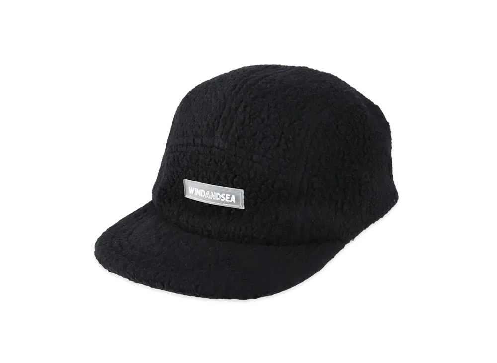 WIND AND SEA Polartec Boa Fleece Camp Cap "Black"