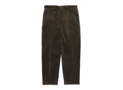 WACKO MARIA Corduroy Pleated Trousers (Type-2) "Brown"