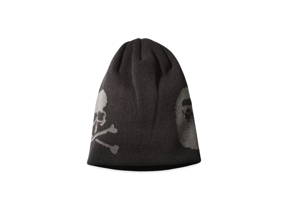 A BATHING APE x mastermind JAPAN Knit Cap "Black"