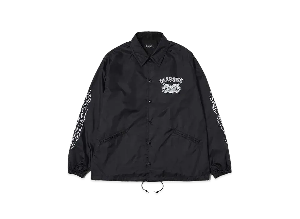 MASSES NYLON JKT TWIN SKULL "BLACK"
