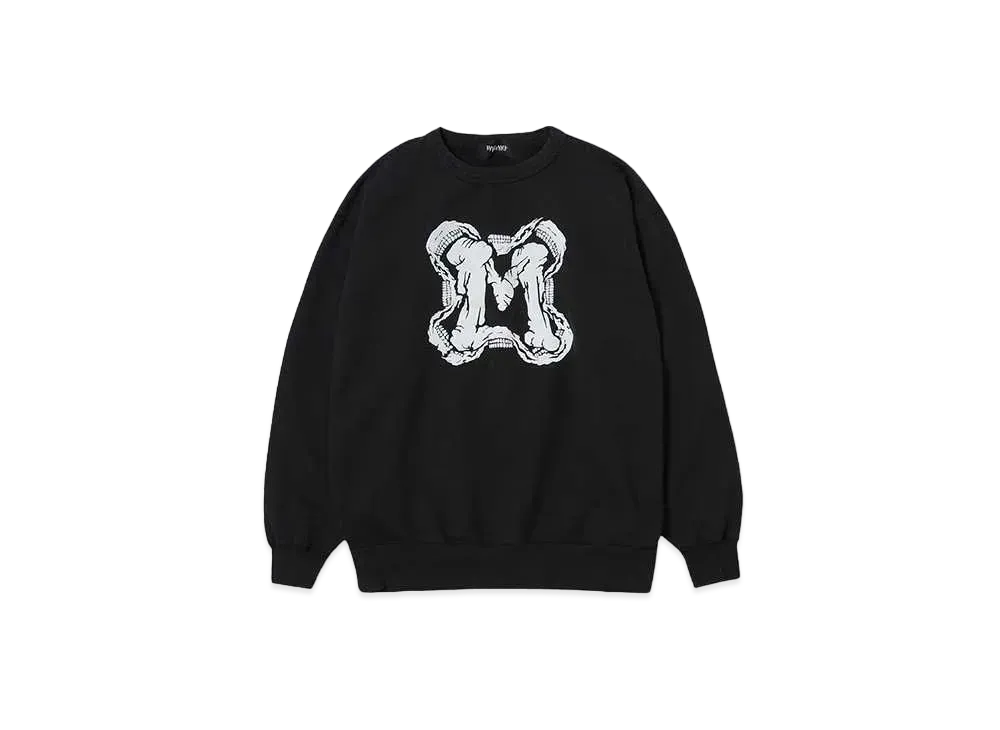 MASSES SWEAT CREW NECROMANCER "BLACK"