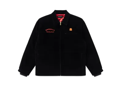 BlackEyePatch Chinatown Store Velour Work Jacket "Black"