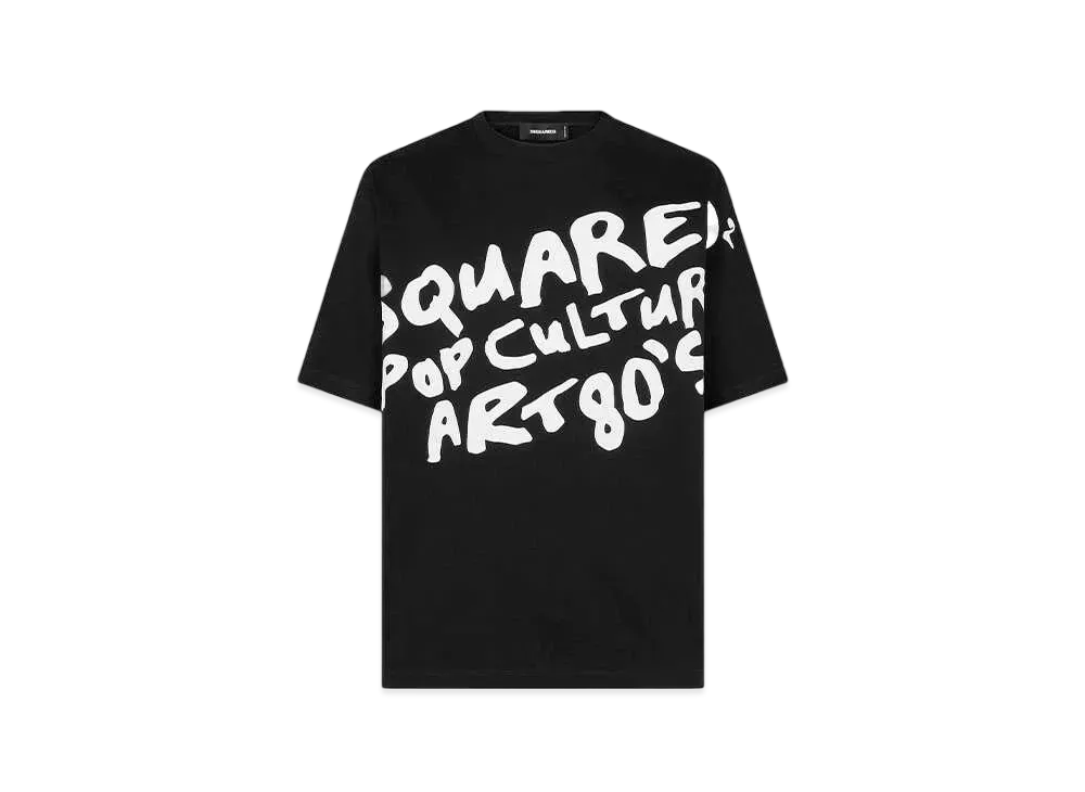 Dsquared2 D2 Pop 80's Loose Fit T-shirt "Black"