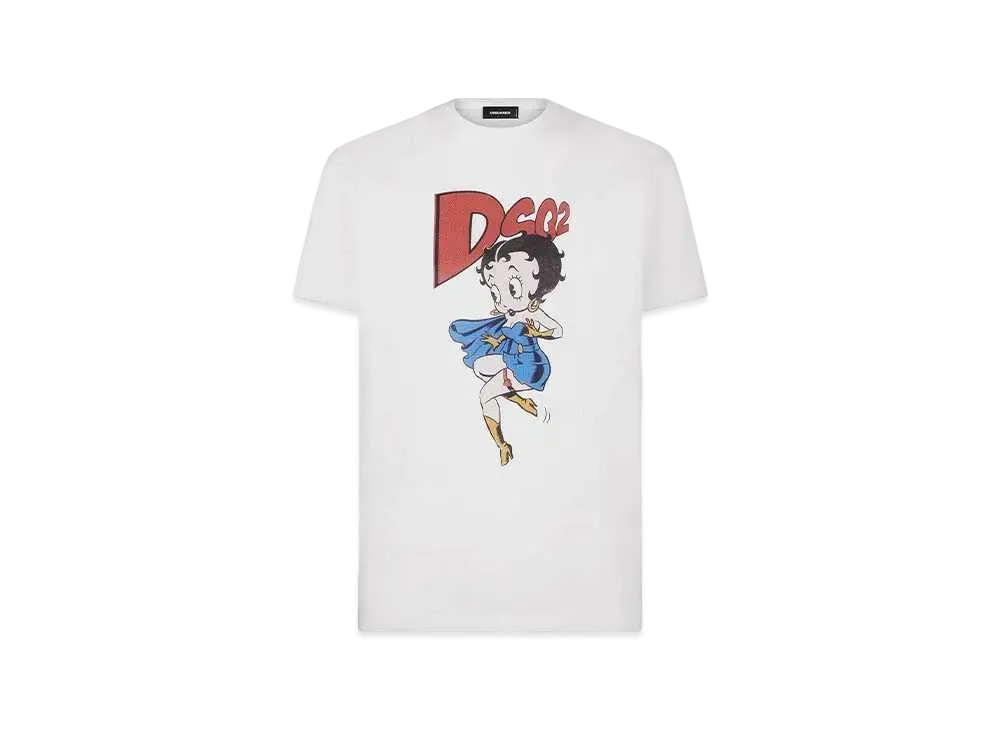 Dsquared2 Betty Boop Cool Fit T-shirt "White"
