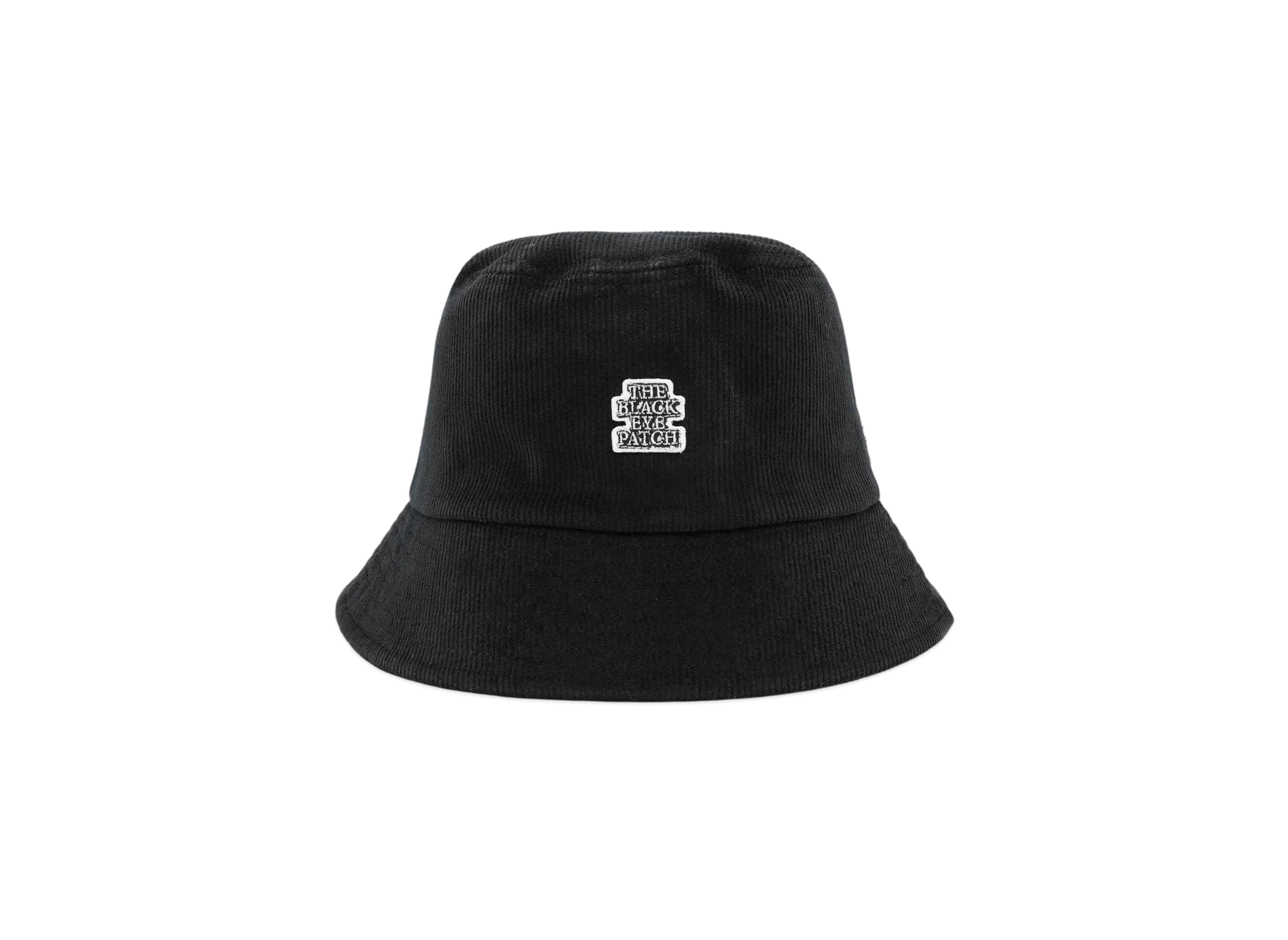 Black Eye Patch OG Label Corduroy Bucket Hat "Black"