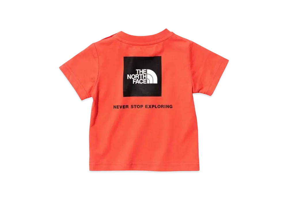 The North Face Baby S/S Back Square Logo Tee "Retro Orange"