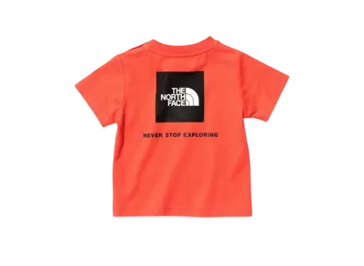 The North Face Baby S/S Back Square Logo Tee "Retro Orange"