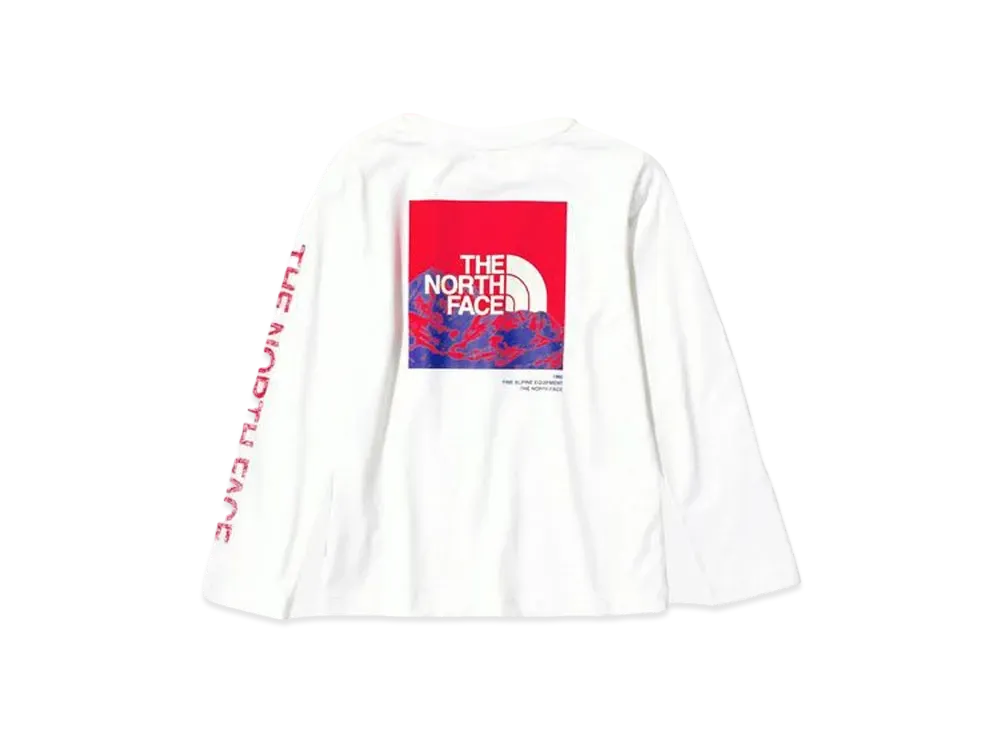 The North Face L/S Sleeve Graphic Tee "White"