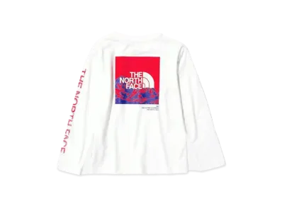 The North Face L/S Sleeve Graphic Tee "White"