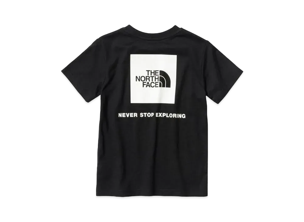 The North Face S/S Back Square Logo Tee "Black"
