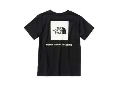 The North Face S/S Back Square Logo Tee "Black"
