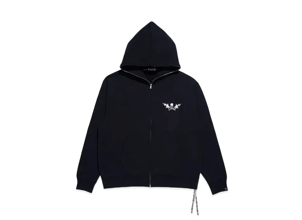 A BATHING APE x mastermind JAPAN Relaxed Fit Full Zip Hoodie "Black"