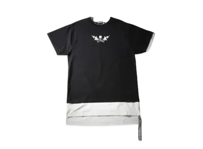 A BATHING APE x mastermind JAPAN Relaxed Layerd Tee "Black/White"