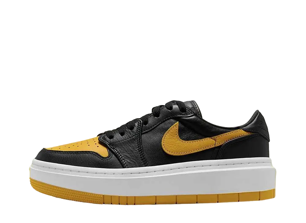 ナイキ ウィメンズ エアジョーダン1 ロー エレベート "イエローオークル"