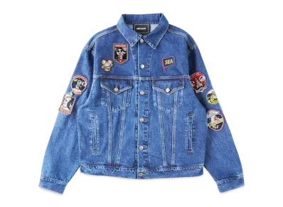 WIND AND SEA Mickey & Friends / Astronaut Denim Jacket "Indigo"