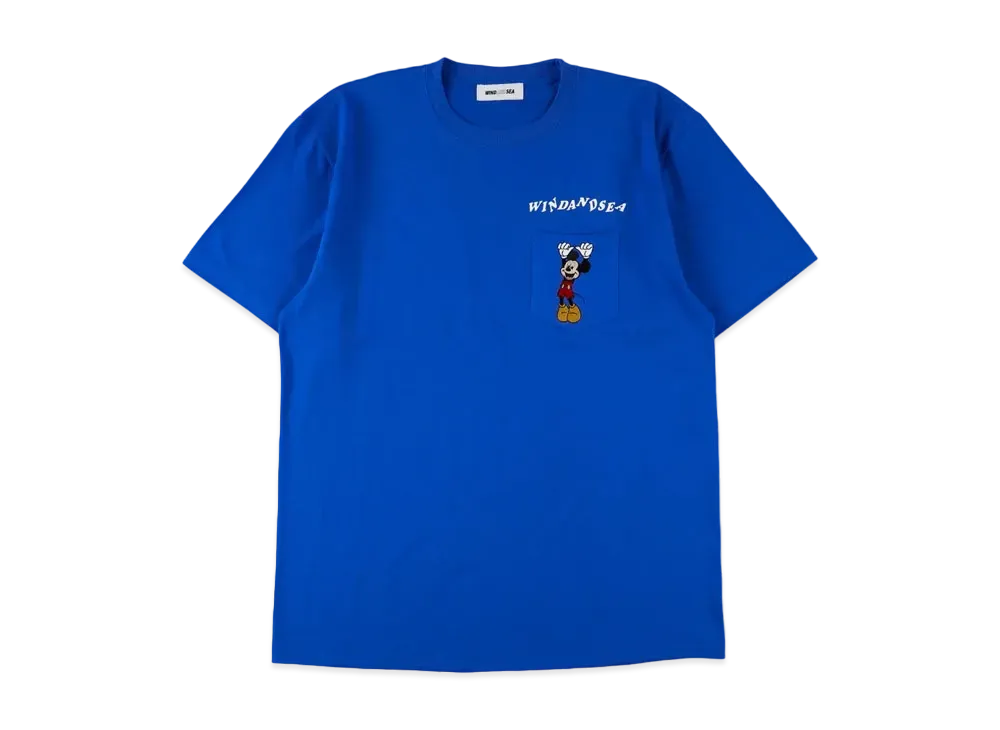 ウィンダンシー ハンギング ミッキー / Tシャツ "ブルー"