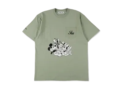 WIND AND SEA Mickey & Friends / Tee "Green"