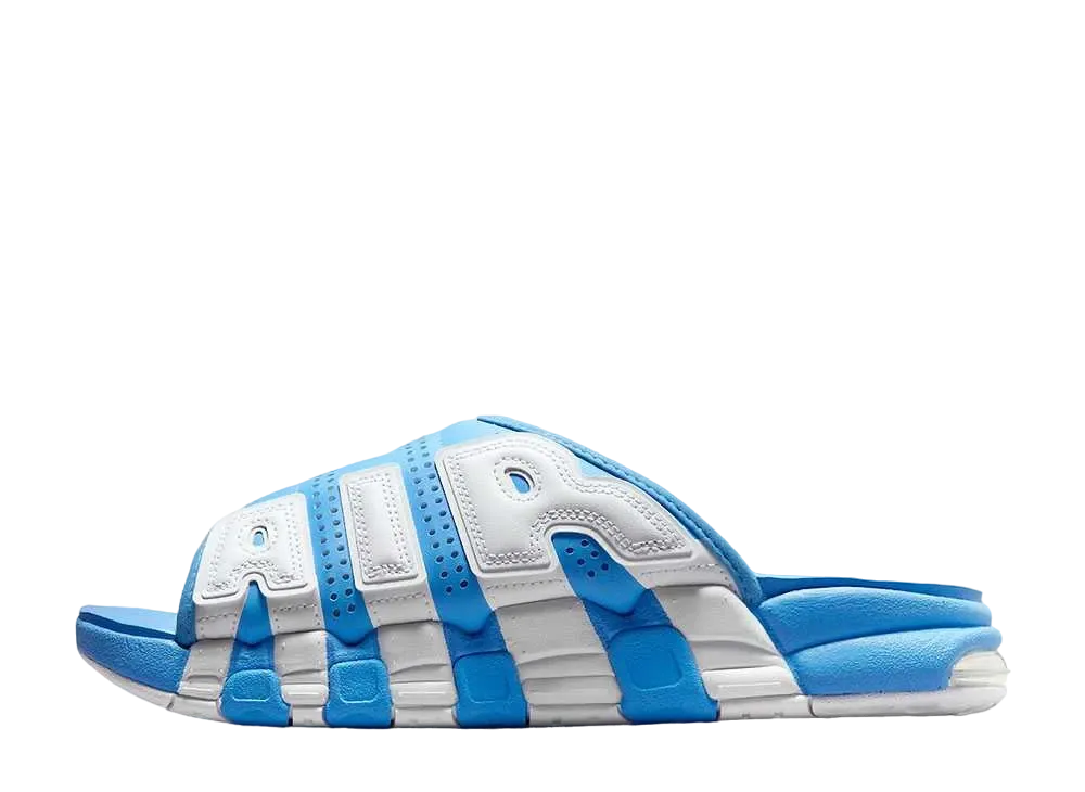 Nike Air More Uptempo Slide "University Blue" (FD9883-400/FD9884-400)