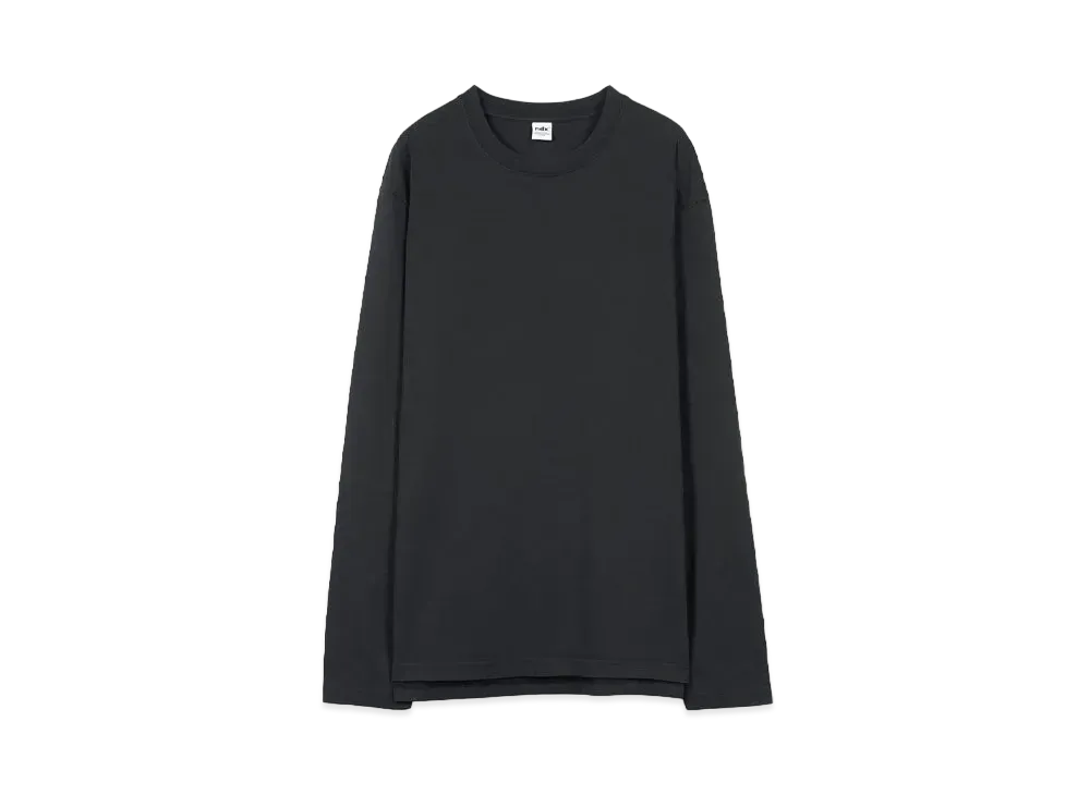 ndx Boxy Longsleeve4 "TRUE BLACK"