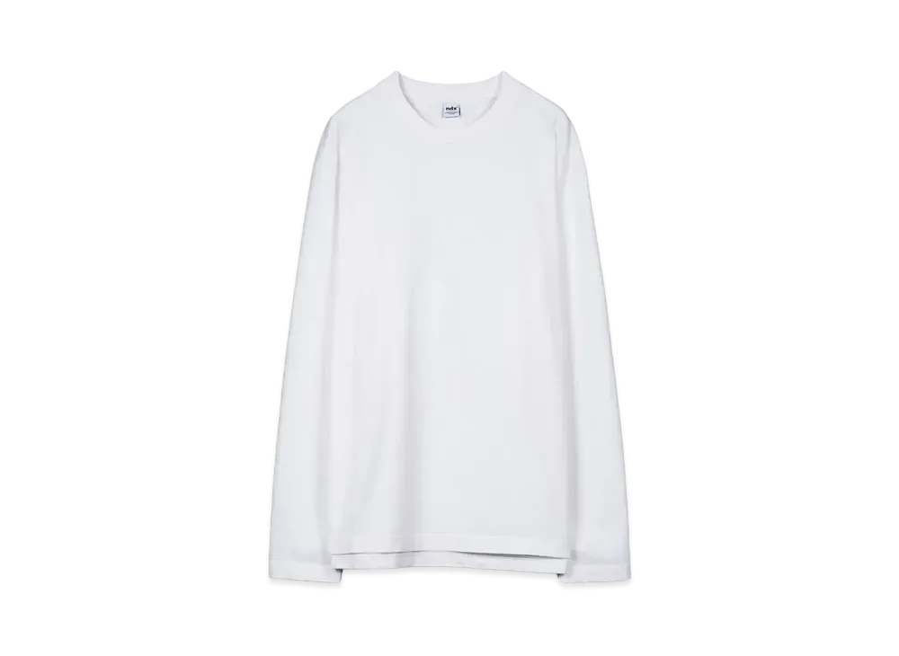 ndx Boxy Longsleeve4 "TRUE WHITE"