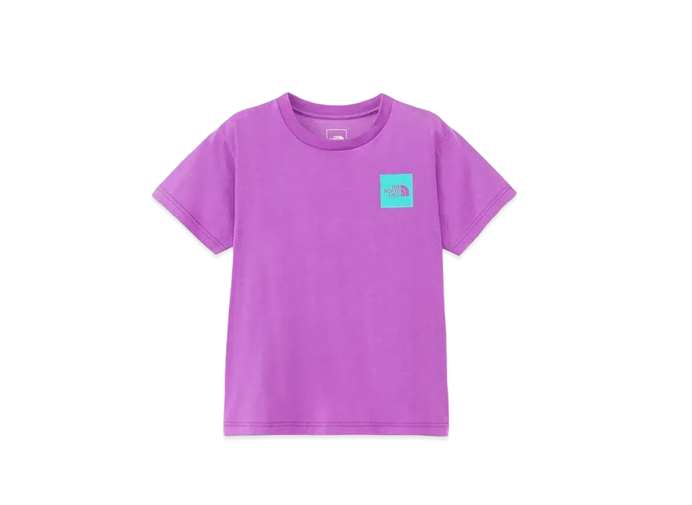 The North Face S/S Small Square Logo Tee Kids "Aubergine"