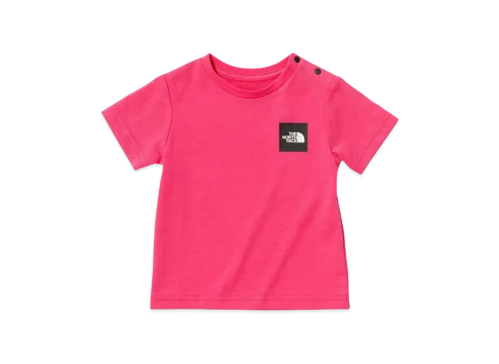 The North Face Baby S/S Small Square Logo Tee "Pink Glow"
