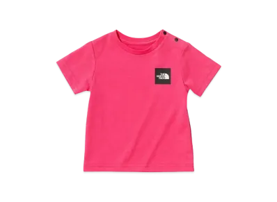 The North Face Baby S/S Small Square Logo Tee "Pink Glow"