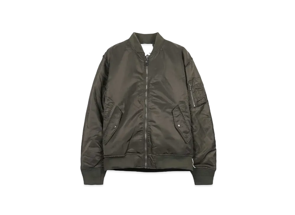 DISCOVERED x EMOTIONAL WORLD Multi Denim Remake Ma-1 "OLIVE"