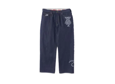 XLARGE x Tom and Jerry Denim Pants "Indigo"