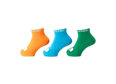 The North Face Kid's Ankle 3P "Multi -Color Green"