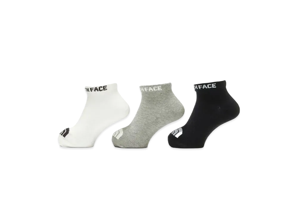 The North Face Kid's Ankle 3P "Multi -Color Black"